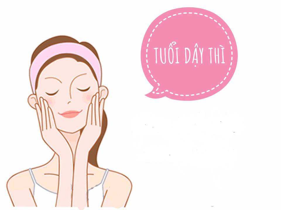 cham soc da mun tuoi day thi