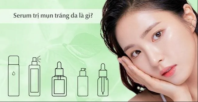 serum ngua mun trang da