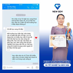 Khoá học Nail Chuyên Nghiệp 52 feedback newgem 02