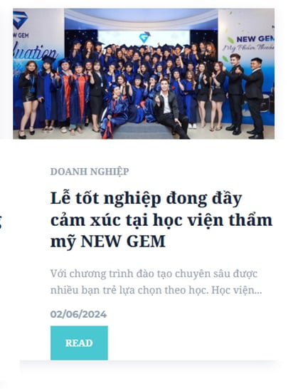 Trung tâm Đào tạo Thẩm mỹ New Gem (New Gem Beauty Education) 44 bao chi 03