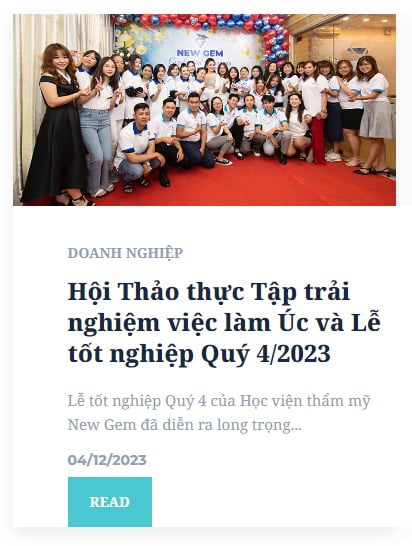 Trung tâm Đào tạo Thẩm mỹ New Gem (New Gem Beauty Education) 42 bao chi 05
