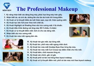 Khóa học Makeup chuyên nghiệp 32 chuong trinh hoc makeup chuyen nghiep new gem